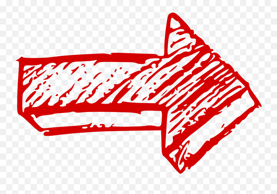 White Hand Drawn Arrow Png - 1500 Red Arrow Drawing Png Red Transparent Background Hand Drawn Arrow Emoji,Red Arrow Transparent