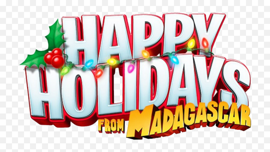 Happy Holidays Png Transparent Images Png All - Madagascar Emoji,Happy Holidays Clipart