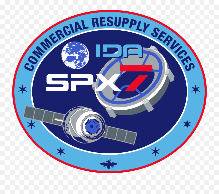 Space X Logo Png - Spacex Crs7 Patch Planet 2293370 Emoji,Spacex Logo