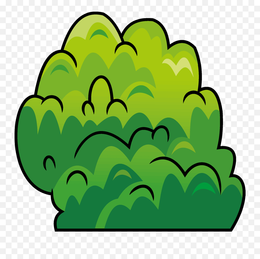 Bush Clipart - Bush Clipart Emoji,Bush Clipart