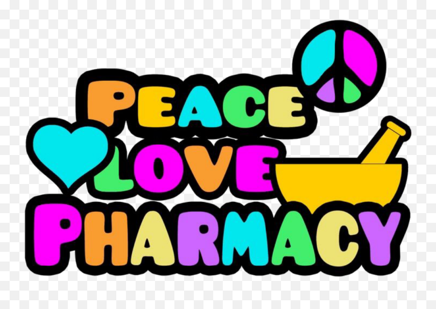 Pharmacy - Peace Love Pharmacy Emoji,Pharmacy Clipart