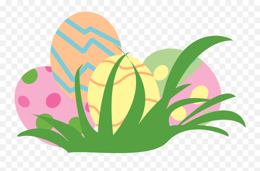 Pastel Transparent Background Easter Egg Clipart - Clipart Easter Egg Hunt Clipart Emoji,Easter Eggs Clipart