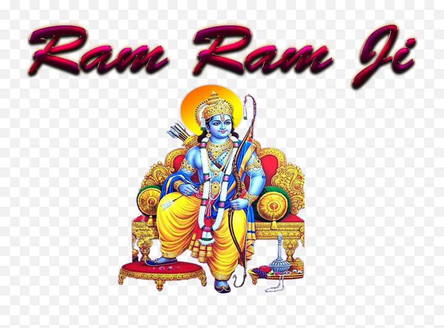 Ram Ram Ji Download Png - Ram Priya Mandir Emoji,Ram Clipart