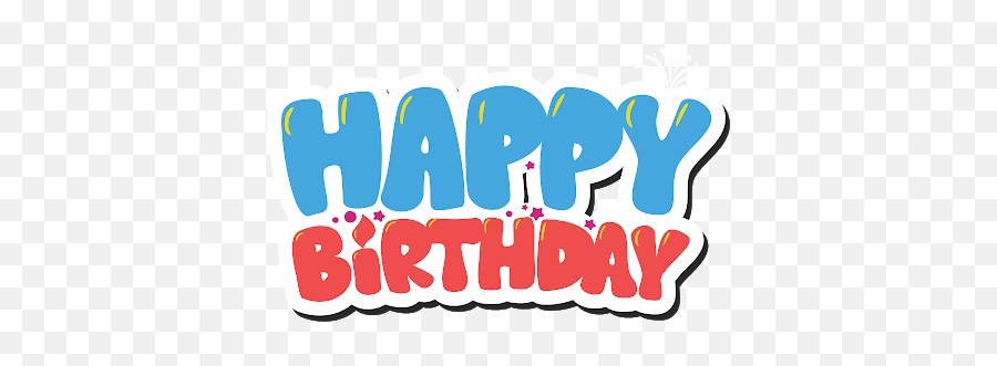 Happy Birthday Blue Pink Logo - Tulisan Happy Birthday Png Emoji,Pink Logo