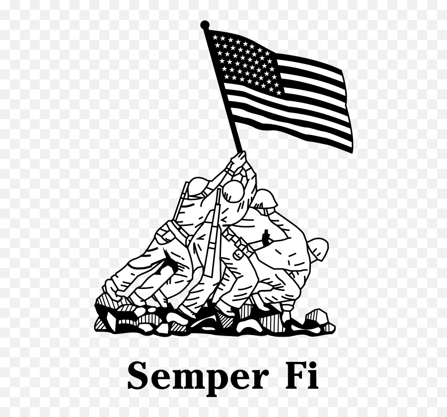 Milartcom United States Marine Corps - Semper Fidelis Marine Drawing Emoji,Marine Corps Logo Vector