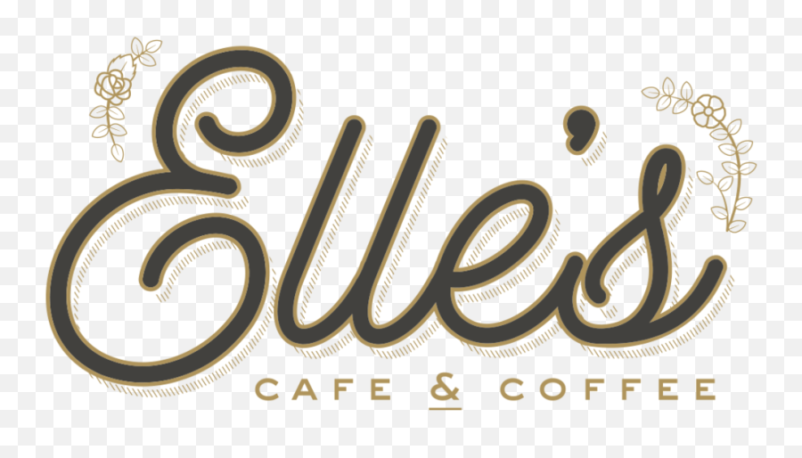 Elles Cafe Coffee Emoji,Elles Logo