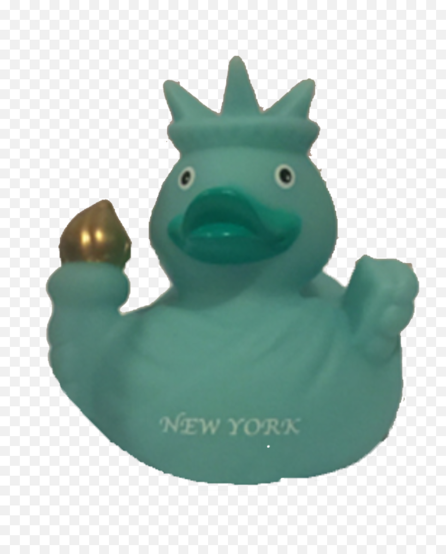Statue Of Liberty Rubber Duck - Blue Soft Emoji,Rubber Duck Transparent