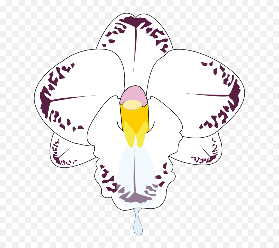 Wild Orchid Clipart - Orchids Emoji,Orchid Clipart