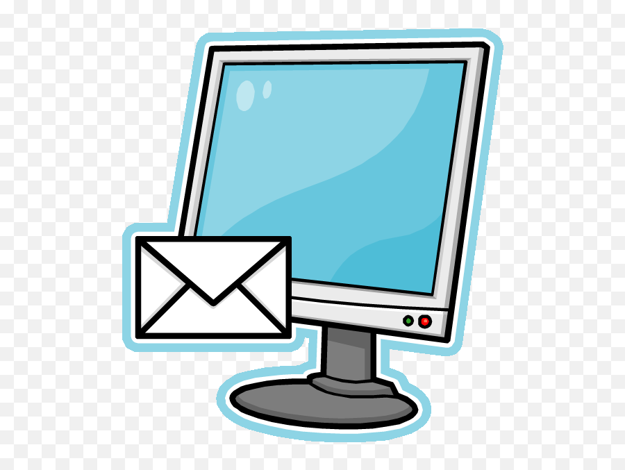 Free Computer E - Computer Email Clipart Emoji,Email Clipart