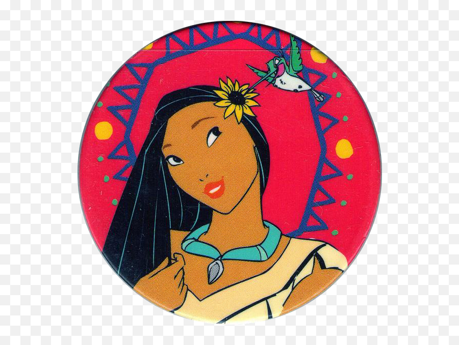 Disneyu0027s Pocahontas Milk Caps Flit - Pocahontas Png Download Pocahontas Circle Emoji,Pocahontas Clipart