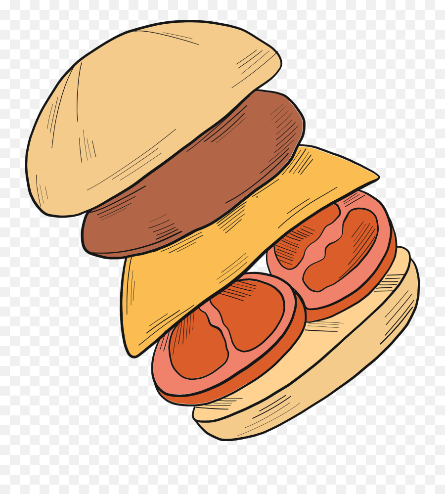 Hamburger Clipart - Meat Emoji,Hamburger Clipart