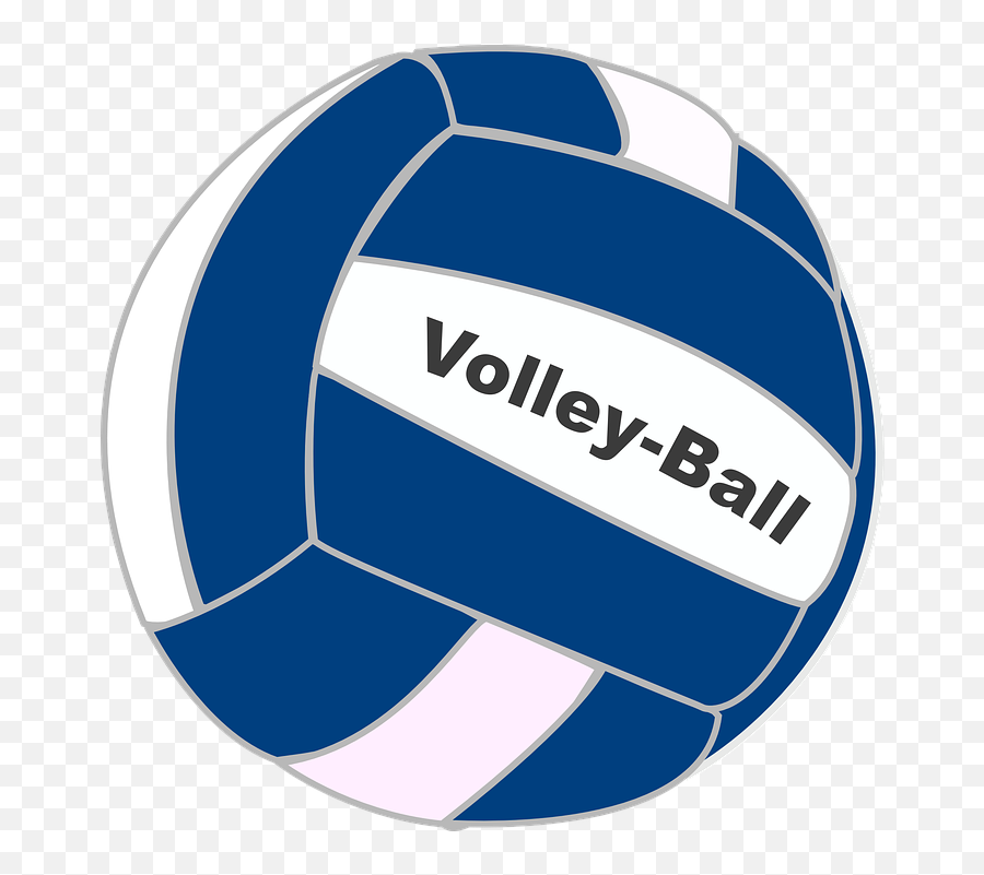Volleyball Clipart Blue - Volleyball Clip Art Emoji,Volleyball Clipart