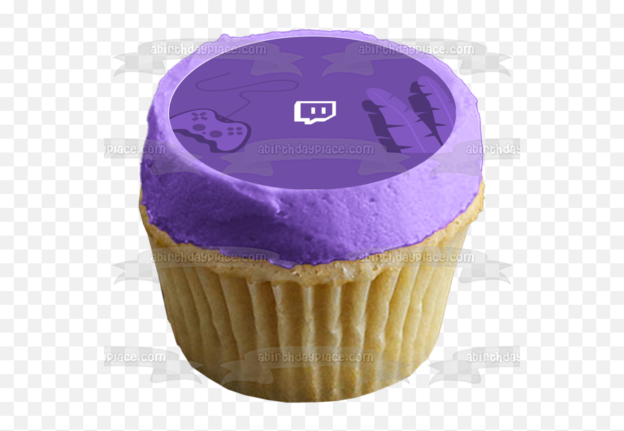 Twitch Logo Video Streaming Service Edible Cake Topper Image Abpid52539 Emoji,Twtich Logo