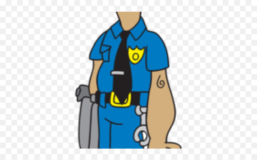 Police Simpsons Officer Lou Transparent - Security Uniform Emoji,Police Officer Clipart