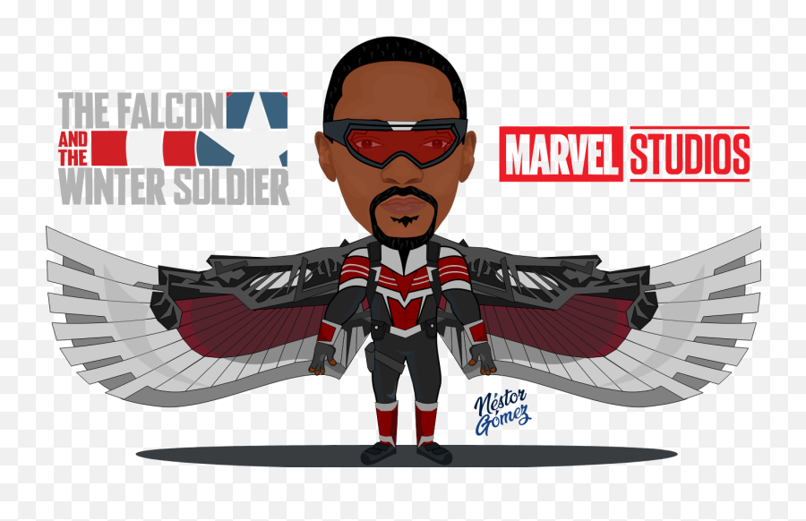 Dibujo Vectorial De Falcon Marvel Studios Emoji,Falcon Marvel Png