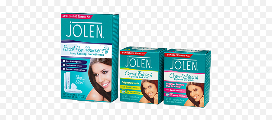 Jolen - Athome Solutions For Unwanted Facial U0026 Body Emoji,Facial Hair Png