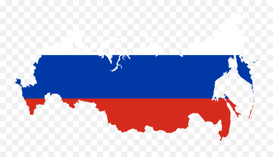 Flag Of Russia Map - Russian Png Download 1852992 Free Emoji,Ussr Flag Png