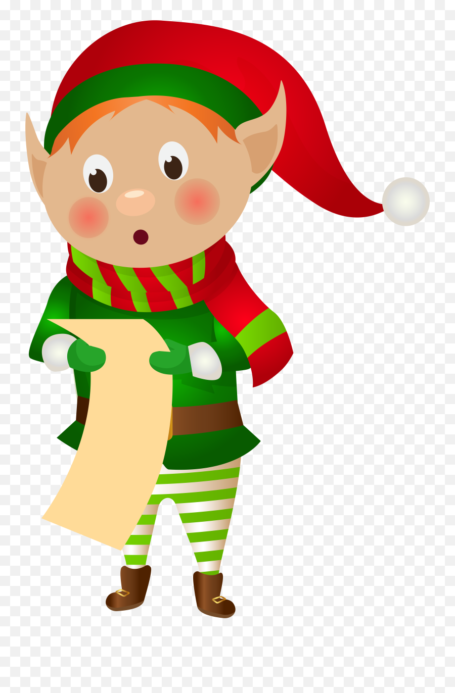 Christmas Elf Png Clip Art Gallery Yopriceville - High Christmas Elf Png Emoji,Christmas Decorations Clipart