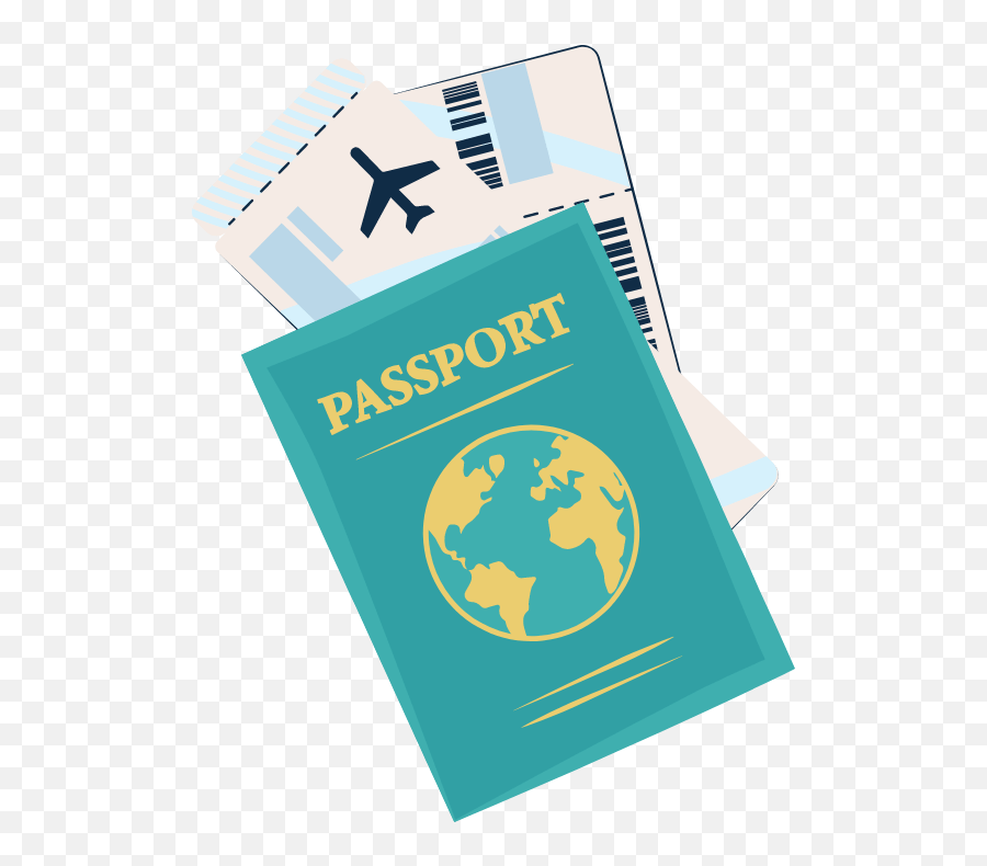 Passport Tickets Graphic - Language Emoji,Passport Clipart