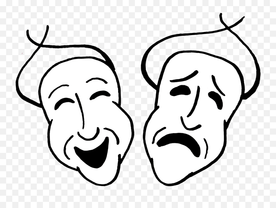 Theatre Mask Clipart - Clipart Best Clipart Best Clip Art Emoji,Theatre Clipart