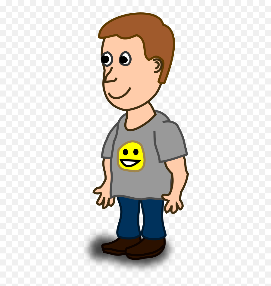 Boy Character Clipart - Comic Cartoon Characters Png Emoji,Character Clipart