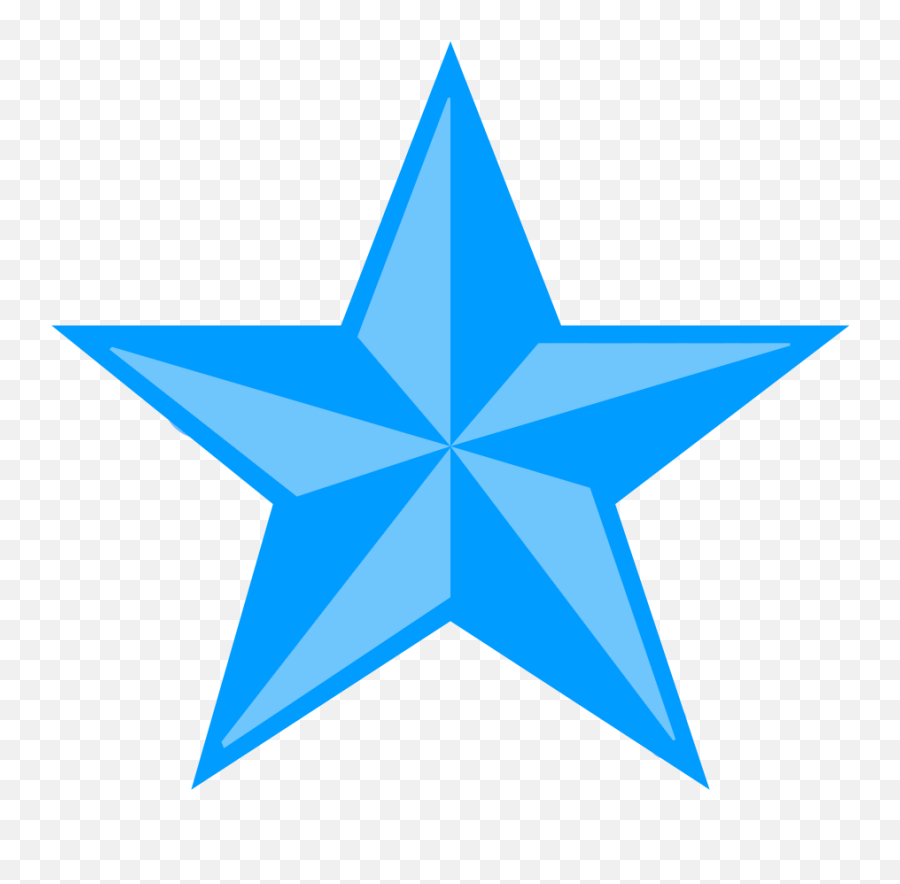 3d Star Png Blue Transparent Background Image - Nautical 3d Blue Star Png Emoji,Nautical Png