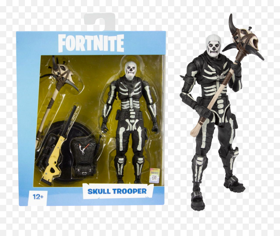 Fortnite Skull Trooper Action Figure - Figurine Fortnite Skull Trooper Emoji,Skull Trooper Png