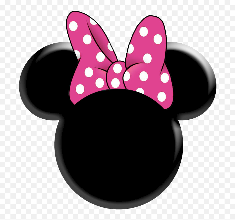 Minnie Mouse Head Png Transparent Png - Minnie Mouse Ears Clipart Emoji,Minnie Mouse Ears Clipart