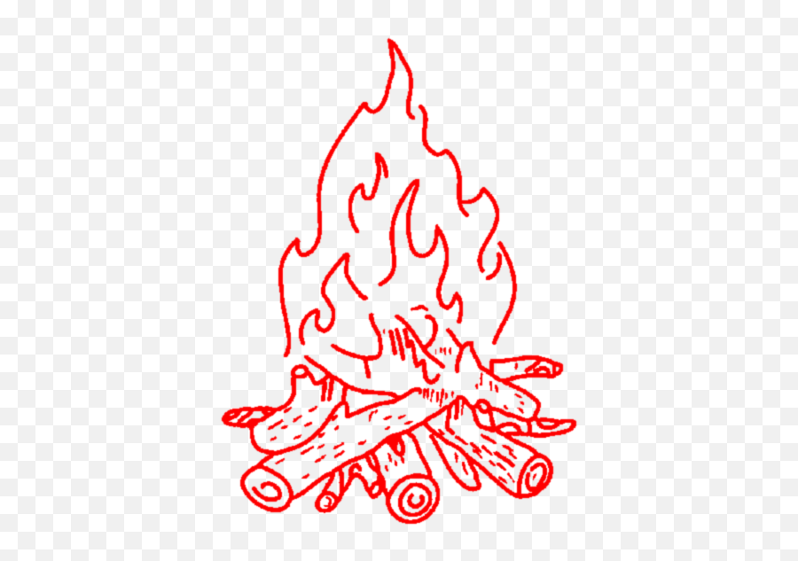 Aesthetic Fire Fireplace Campfire Camping Camp Emoji,Camp Fire Png