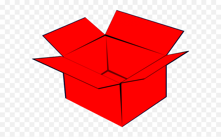 Box Clipart Red Box - Red Box Clipart Emoji,Box Clipart