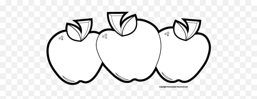 Free Apple Clipart - Group Of Apple Clipart Black And White Emoji,Apple Clipart Black And White