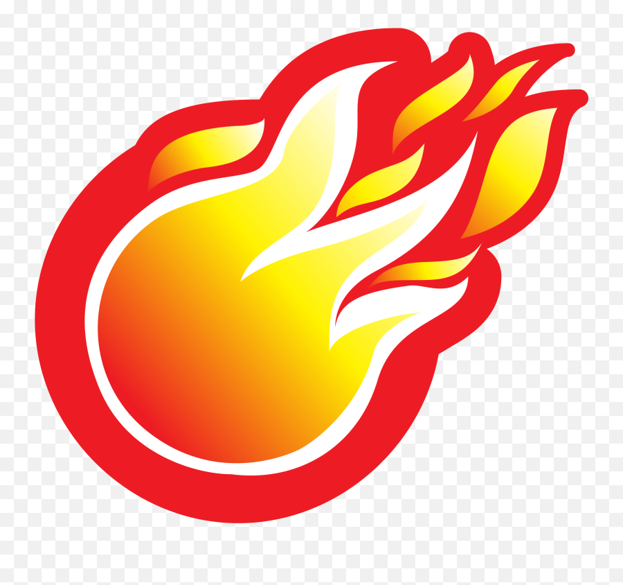 Flame Fire Clipart 6 Image - Fireball Icon Emoji,Fire Clipart