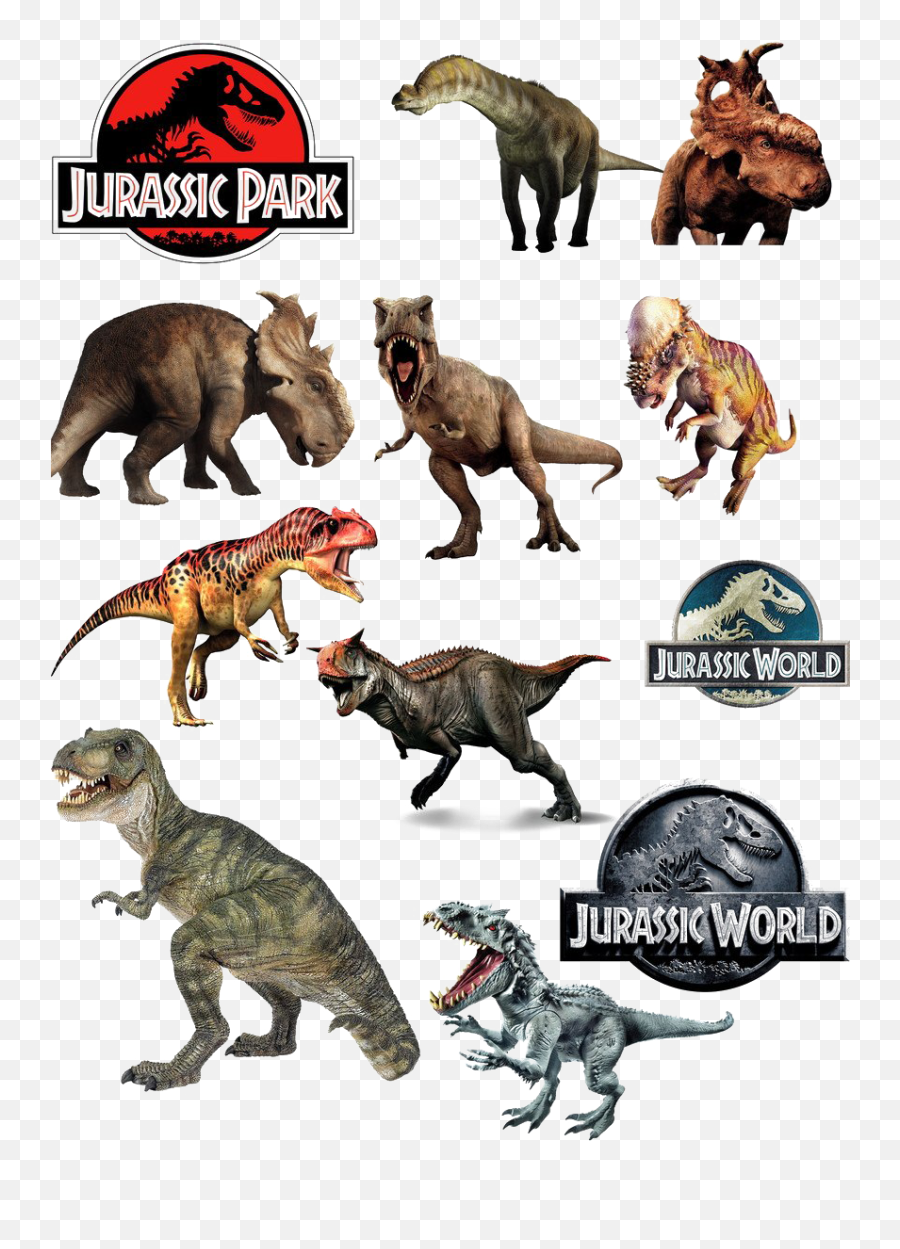Jurassic Park Dinosaur Png High Quality - Jurassic Park Imagens De Dinossauros Emoji,Dinosaur Png
