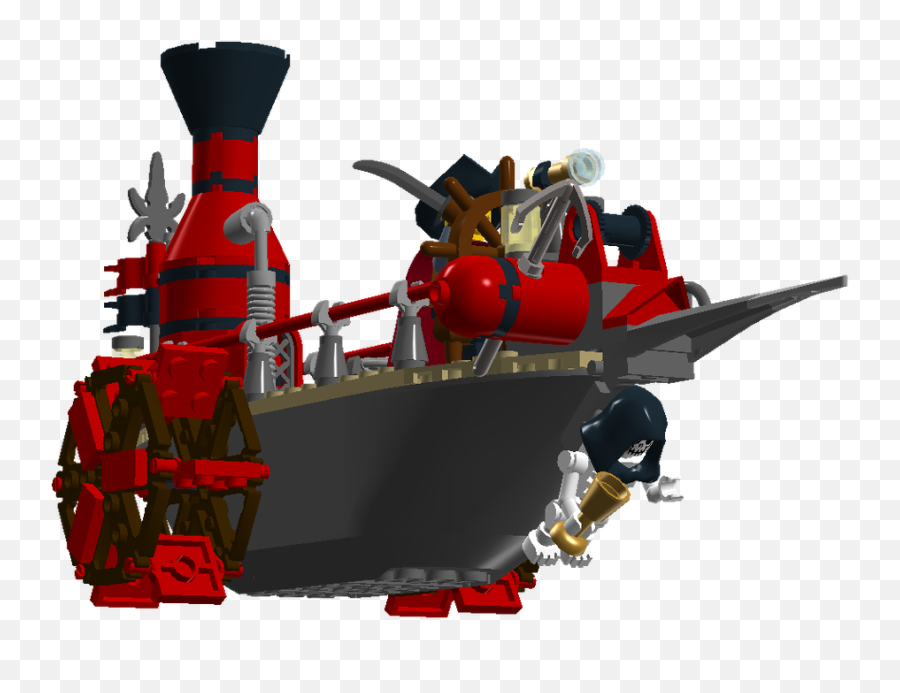 Lego Ideas - The Scarlet Cupbearer Pirate Steam Paddle Skiff Emoji,Steamboat Clipart