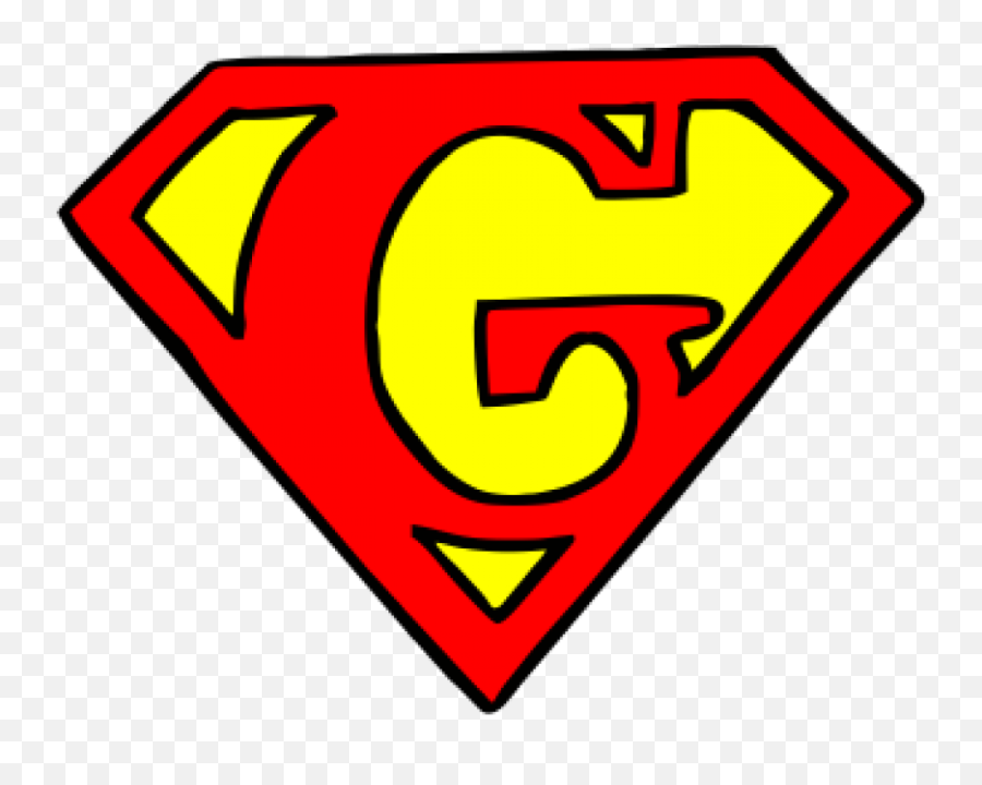 Superman Logo With G Letter - Superman G Logo Png Emoji,Superman Logo