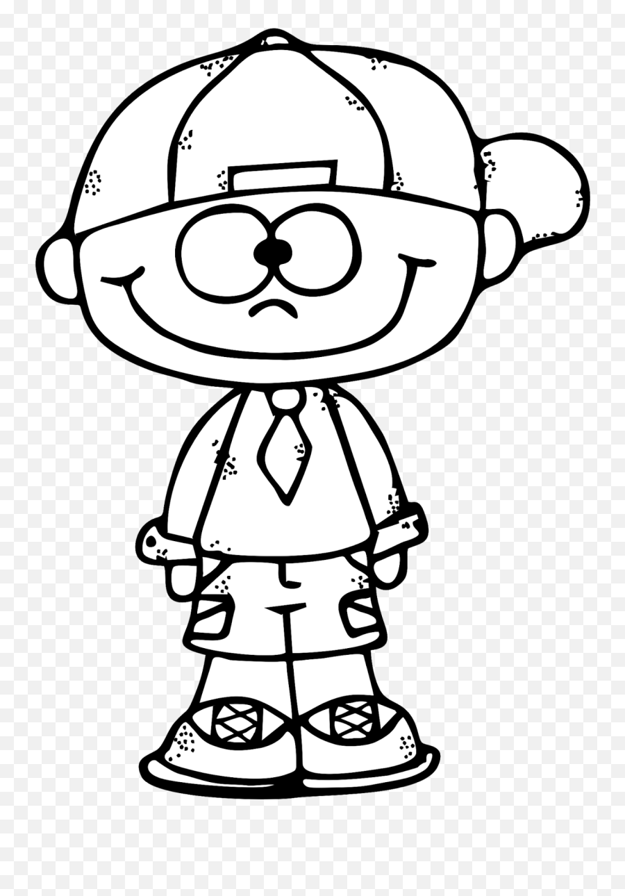 Worksheetjunkie Cute Boy Clipart Freebie Clip Art - Boy Clipart To Color Emoji,Boy Clipart