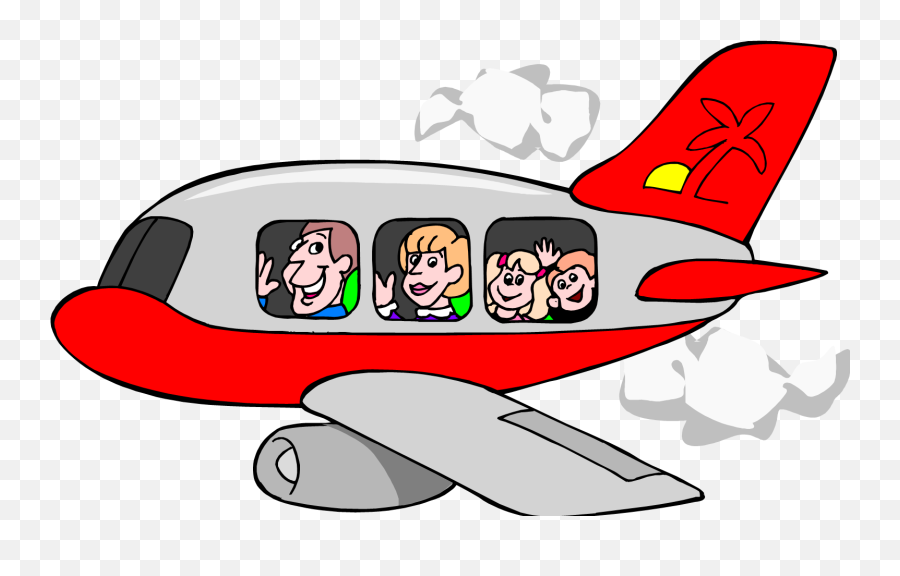 Train Clipart Vacation - Traveled Clipart Emoji,Plane Clipart