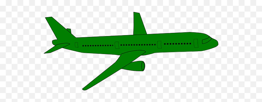 Airplane Clip Art At Clkercom - Vector Clip Art Online Green Airplane Clip Art Emoji,Airplane Png