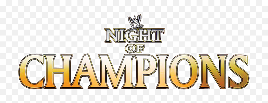 Wwe Night Of Champions Logo - Language Emoji,Champions Logo