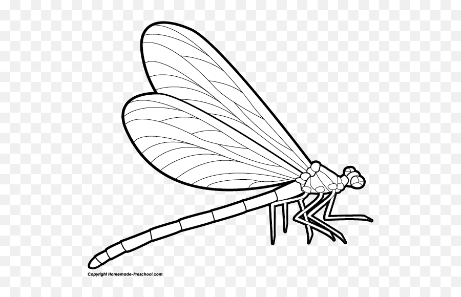Dragonfly Drawing Dragonfly Clipart - Flying Dragonfly Clipart Black And White Emoji,Dragonfly Clipart