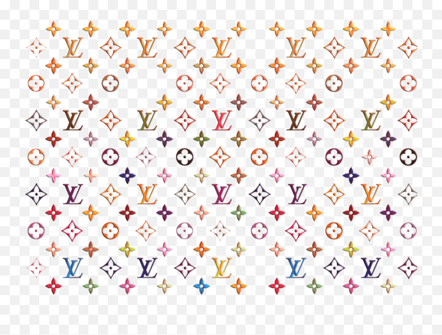 Download Vuitton Color Louis Wallpaper - Louis Vuitton Pattern Png Hd Emoji,Bag Logo