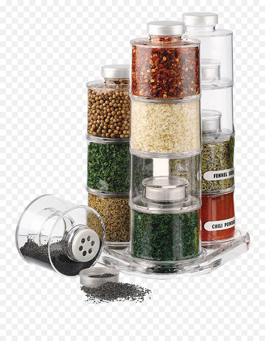 Read More - 12 Bottle Spice Tower Carousel Transparent Spice Tower Emoji,Spice Clipart