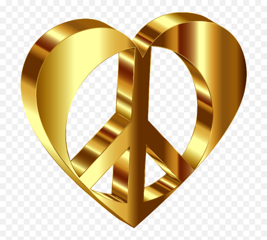 Gold Heart Transparent Png - Clip Art Emoji,Gold Heart Clipart
