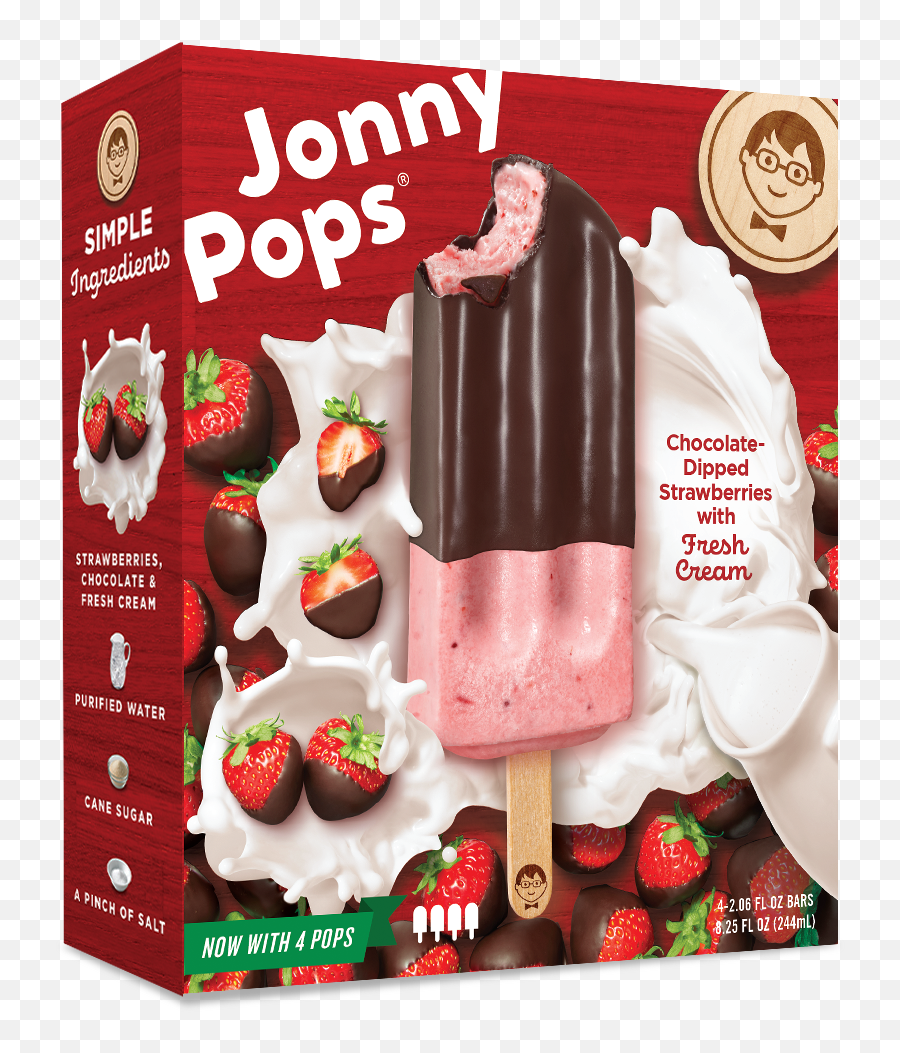 Chocolate Covered Strawberry Ice Pops Jonnypops Emoji,Strawberries Png