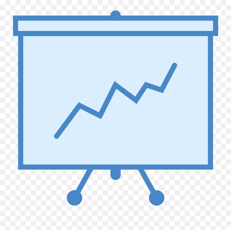 This Logo Is Rectangular With A Line Chart And Statistics - Statistical Graphics Emoji,Statistics Clipart