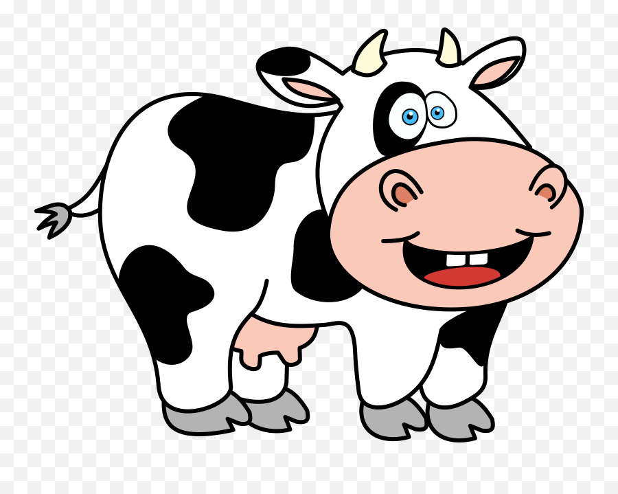 Clipart Png Cow Clipart Png Cow - Cartoon Cow Png Clipart Emoji,Cow Clipart