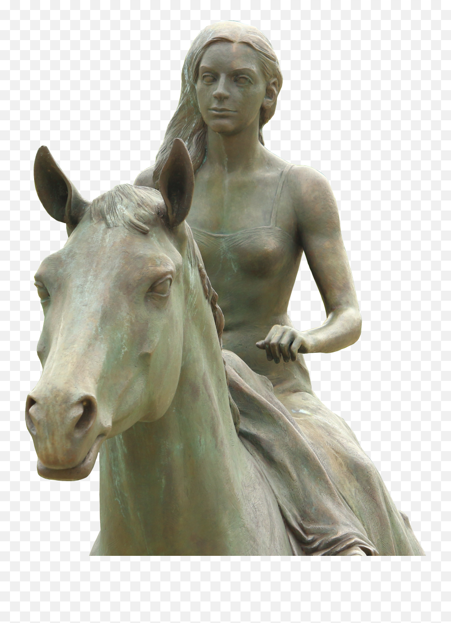 Sculpture Of The Woman On The Horse In Ludwigslust - Parchim Emoji,Germany Clipart