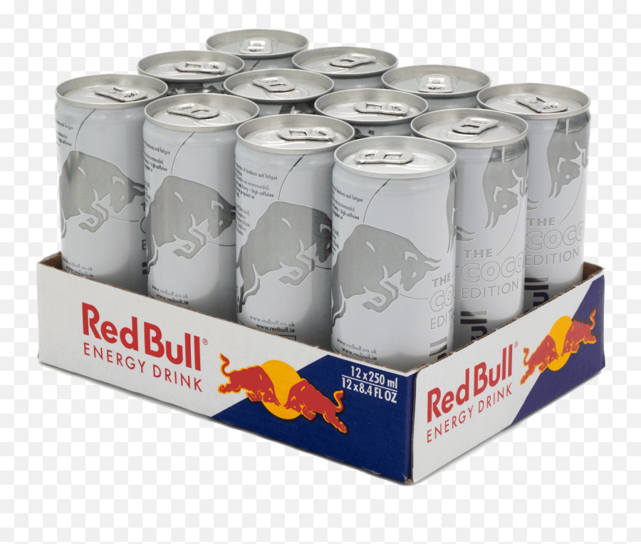 Red Bull The Coconut Edition 12 Can Pack Emoji,Red Bull Can Transparent