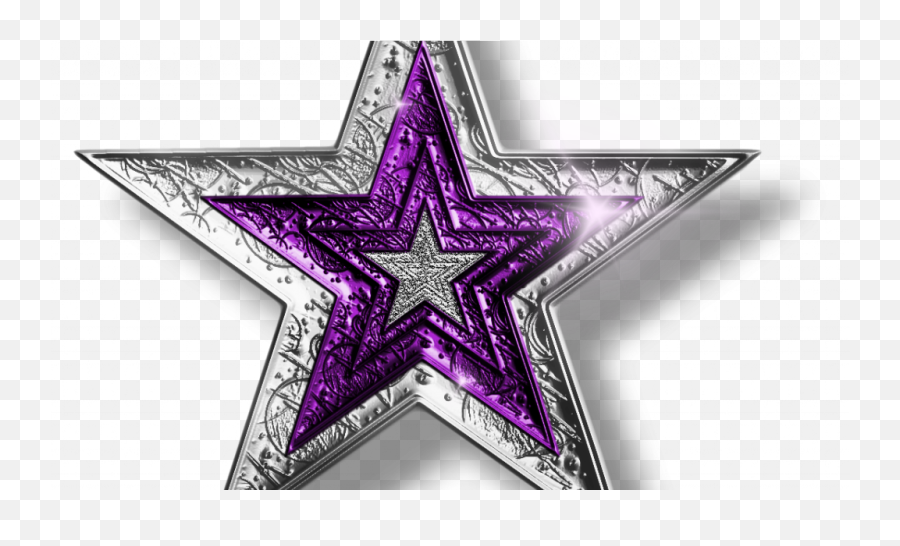 Free Download Purple And Silver Stars Wallpaper Silver Emoji,Line Of Stars Png