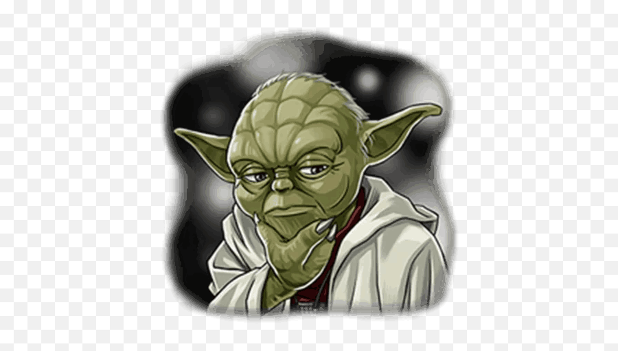 Yoda Telegram Sticker Star Wars The Walt Disney Company Emoji,Yoda Transparent Background